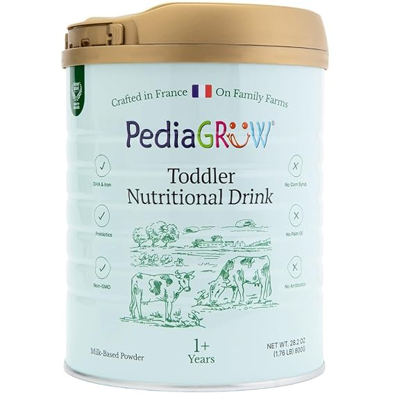 Premium European Toddler Nutritional Milk Drink Powder | Made in France, Grass-Fed Milk | DHA, Iron, and Protein | Non-GMO | Perfect for Smoothies and Picky Eaters | Children 1 Year and Up - 30 oz (ap